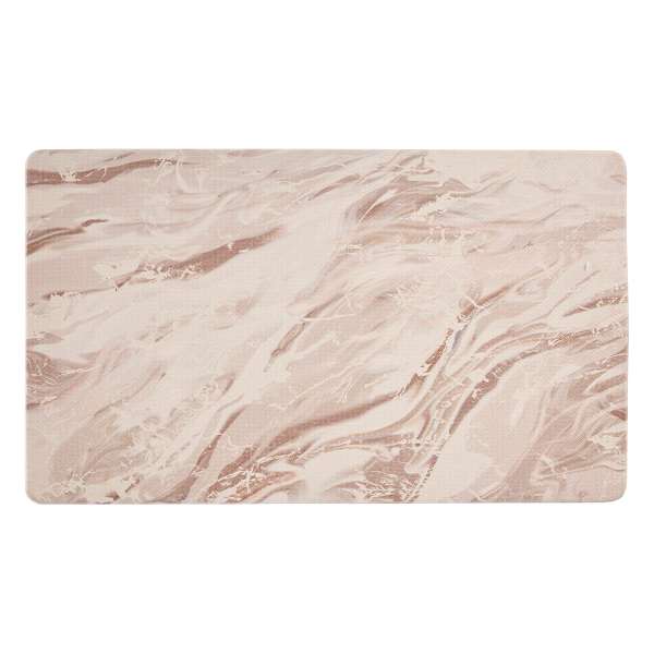Crosby St. Neutral Marble Antifatigue Kitchen Mat, 18x30