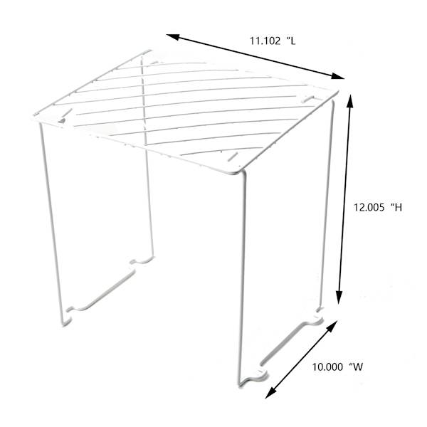Locker Shelf Metal White