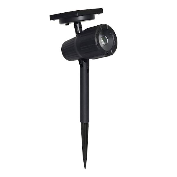 20-Lumen Solar Black Spotlight