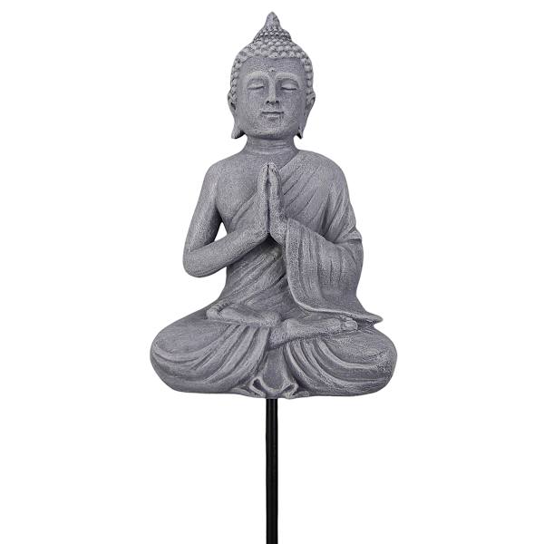 Found & Fable Grey Buddha Yard Pick, 14"