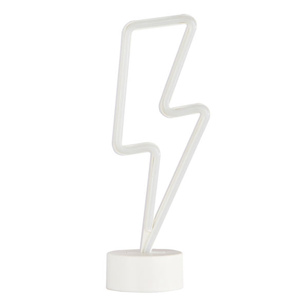 White Lightning Bold Neon Light Stand, 11"