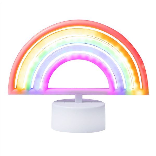Neon Rainbow Stand, 7"