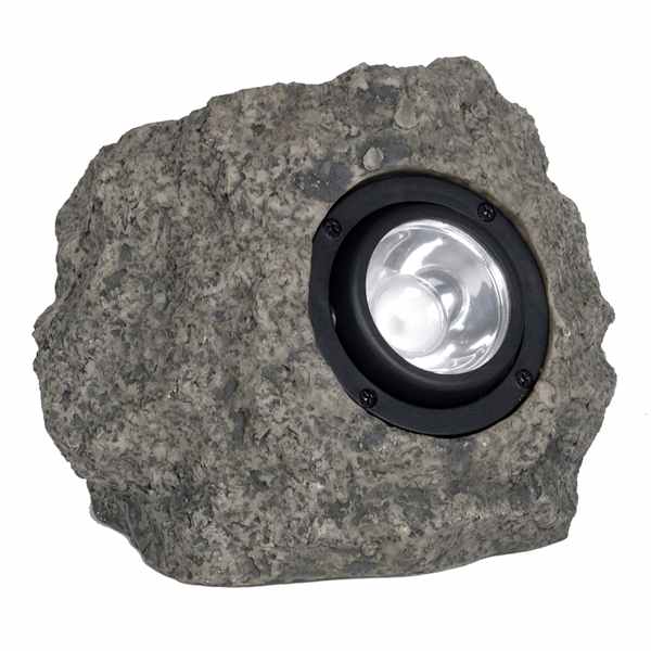 30-Lumen Solar Adjustable Rock Spotlight