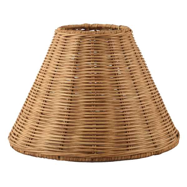 Honeybloom Natural Rattan Medium Table Lamp Shade, 6x14x10
