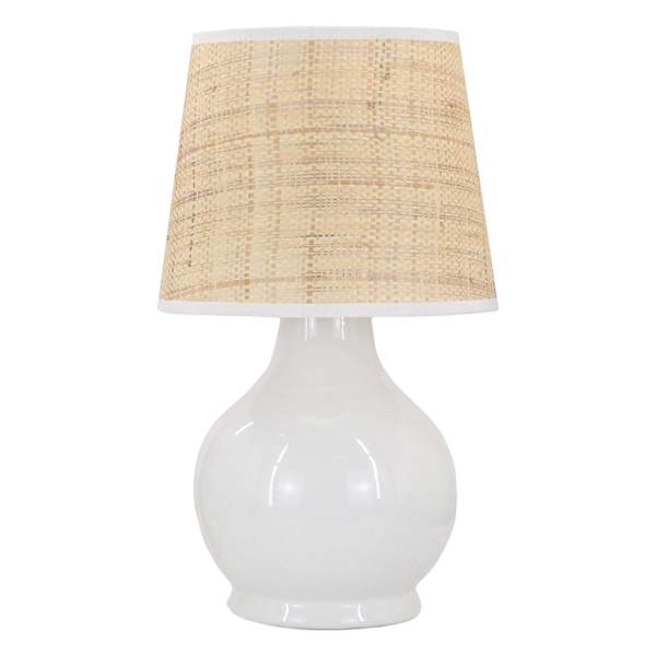 White ceramic lamp with holes online