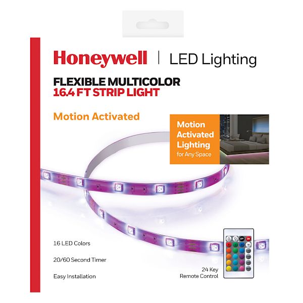 RGB Motion Strip Lights, 16.4'