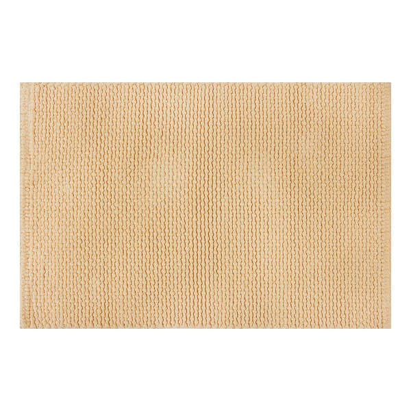 Honeybloom Yellow Braided Cotton Bath Rug, 20x30