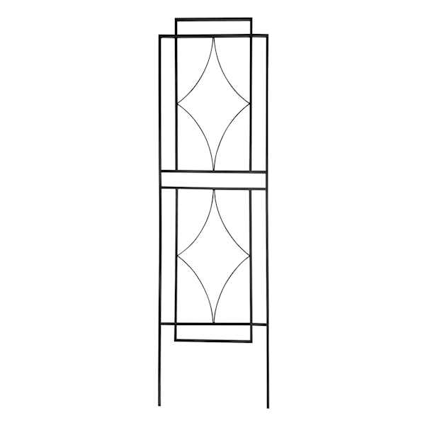 Crosby St. Black Geo Garden Trellis, 84"