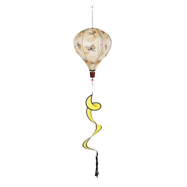 Bee Balloon Hanging Wind Spinner, 55"