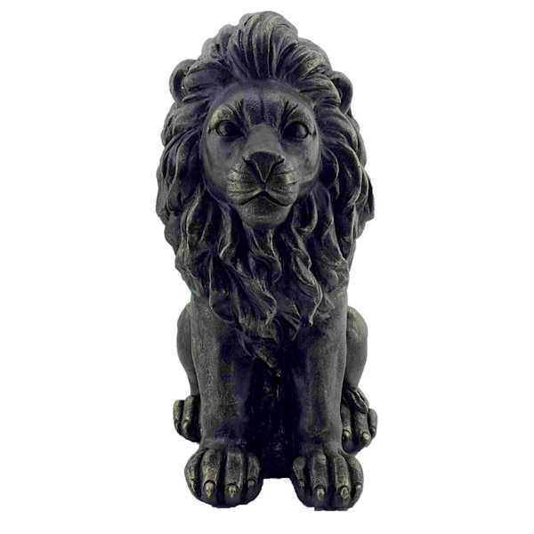 Lion Garden Outdoor Garden Statue, 29"