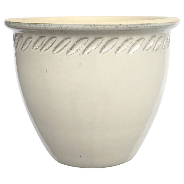 Vegas White Outdoor Planter, Large
