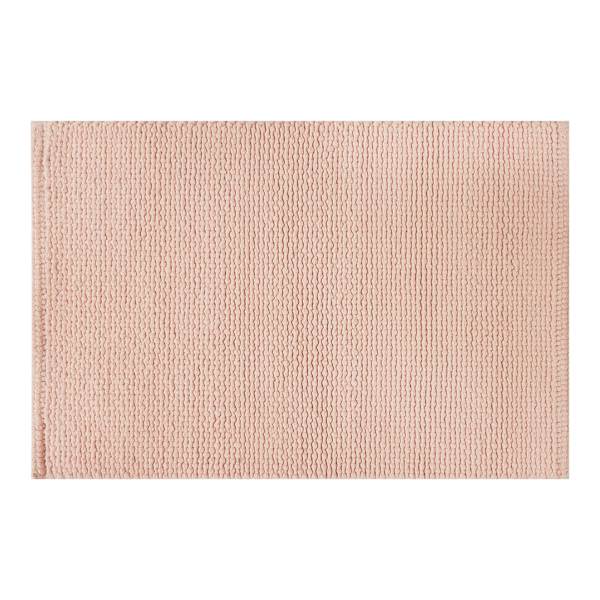 Honeybloom Pink Braided Cotton Bath Rug, 20x30