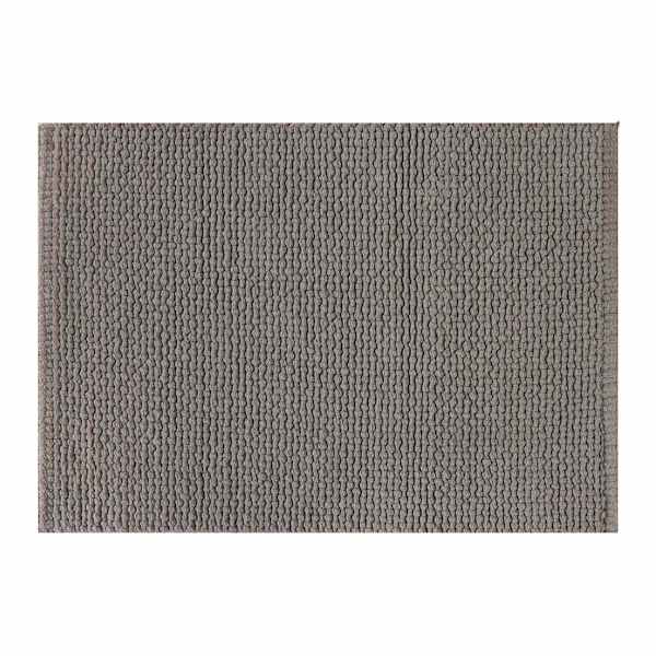 Honeybloom Dark Grey Braided Cotton Bath Rug, 17x24