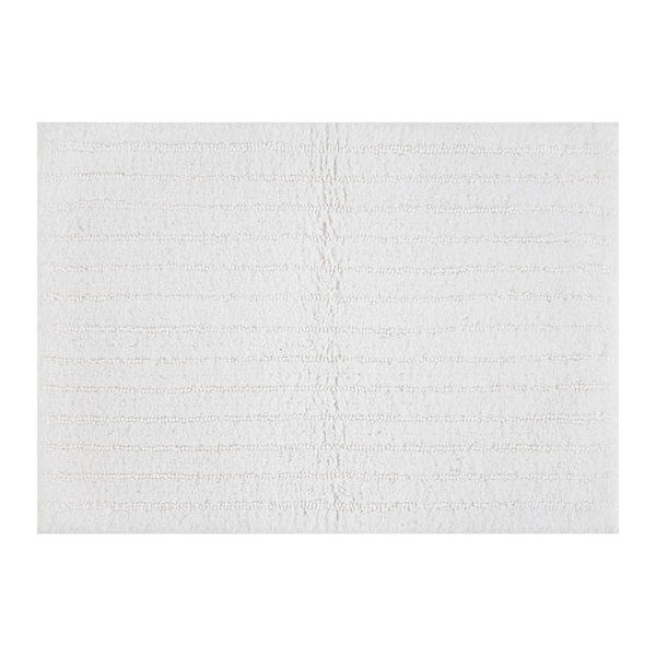 Found & Fable Striped High-Low Bath Rug, 17x24