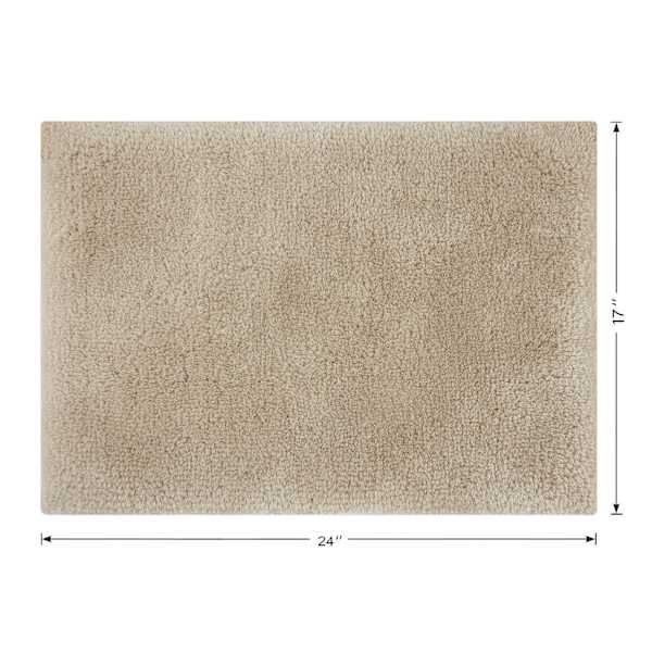 Providence Tan Primasoft Plus Bath Rug, 17x24
