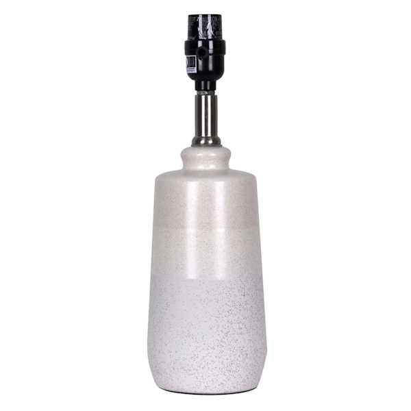 Honeybloom Cream 3-Toned Small Lamp Base, 13"