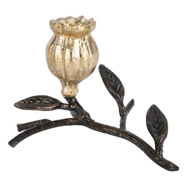 Providence Branch Metal Candle Holder, 6"