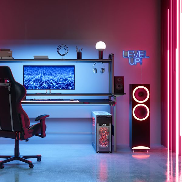 LED Level Up Neon Wall Sign, 9.8"