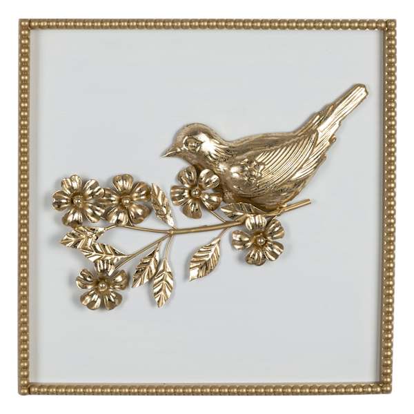 Providence Bird Metal Wall Decor, 16"