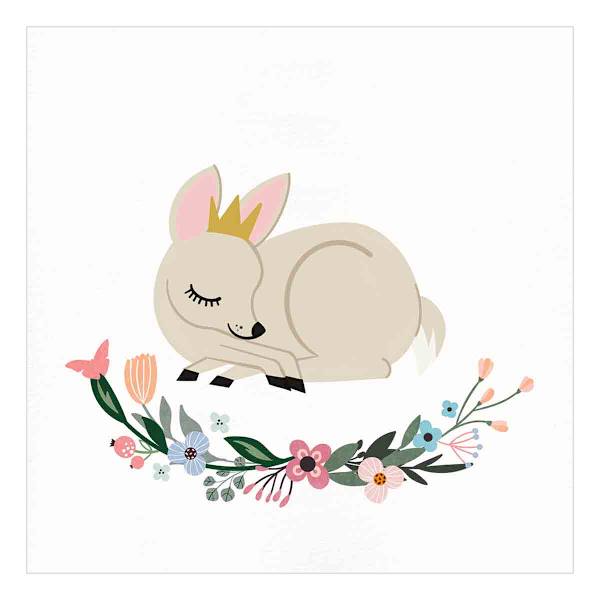 Tiny Dreamers Deer Canvas Wall Art, 12"