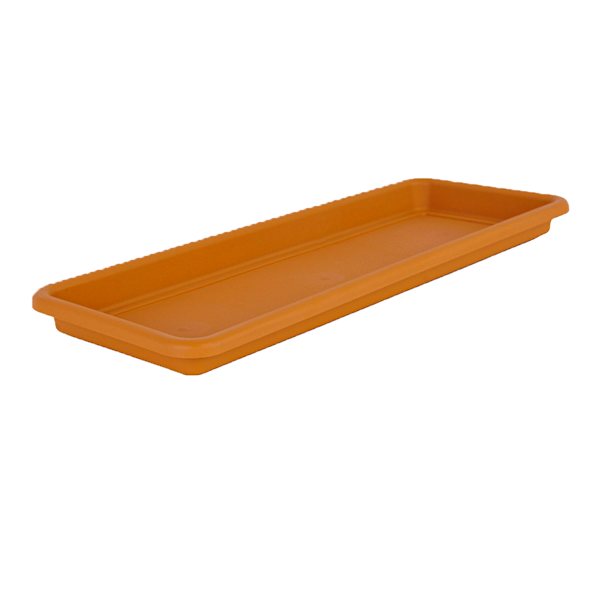 Terracotta Window Box Outdoor Saucer, 27"
