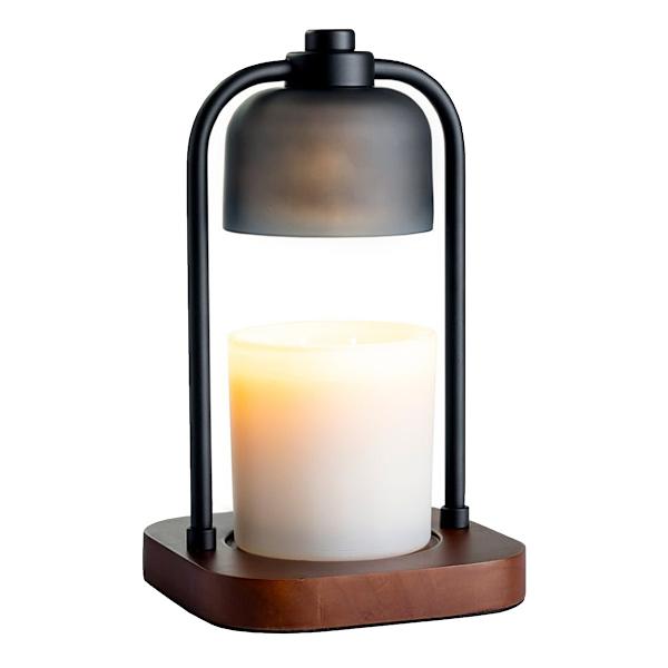 Black Pendant Candle Warmer Lantern, 10"