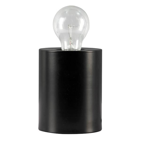 Black Metal Uplight Base, 5"