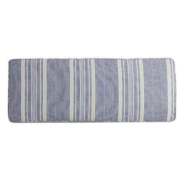 Calisto Pinstripe Outdoor Bench Cushion