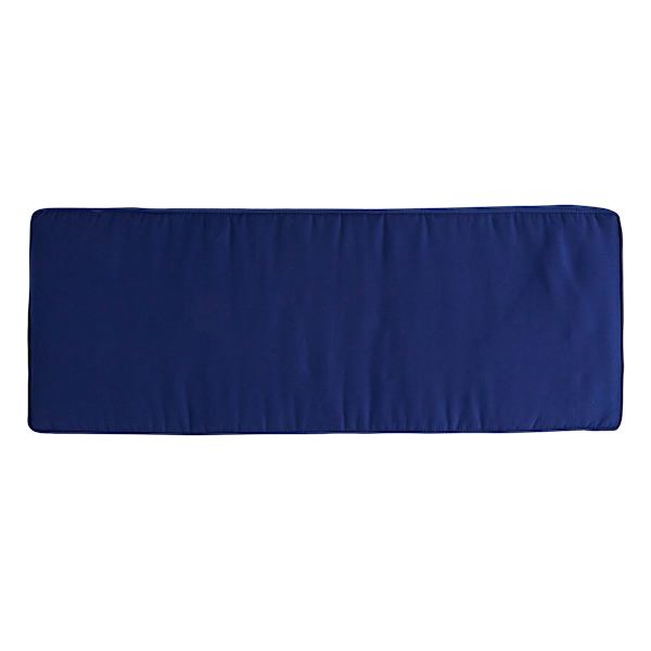 Navy Blue Canvas Outdoor Bench Cushion