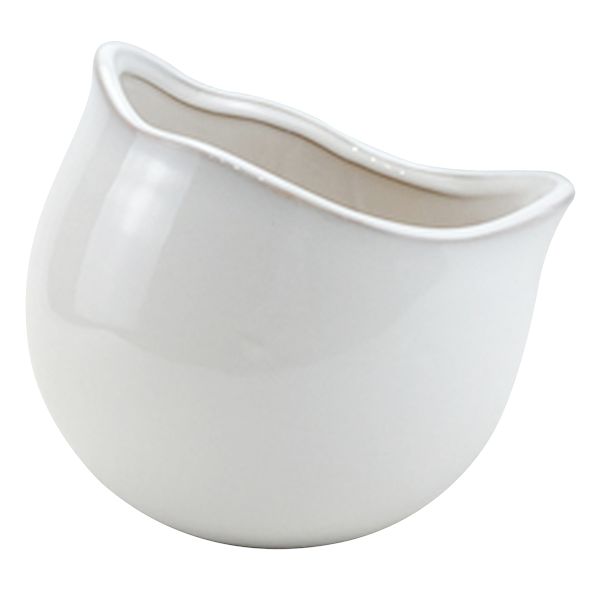 Indoor Lotus White Pot, Medium