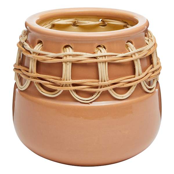 Tracey Boyd Indoor Woven Ceramic Pot, Small