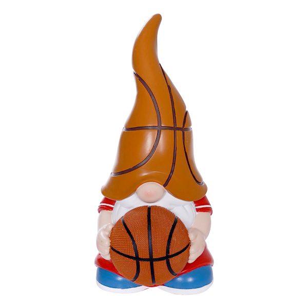 Basketball Gnome Outdoor Garden Statue, 10"