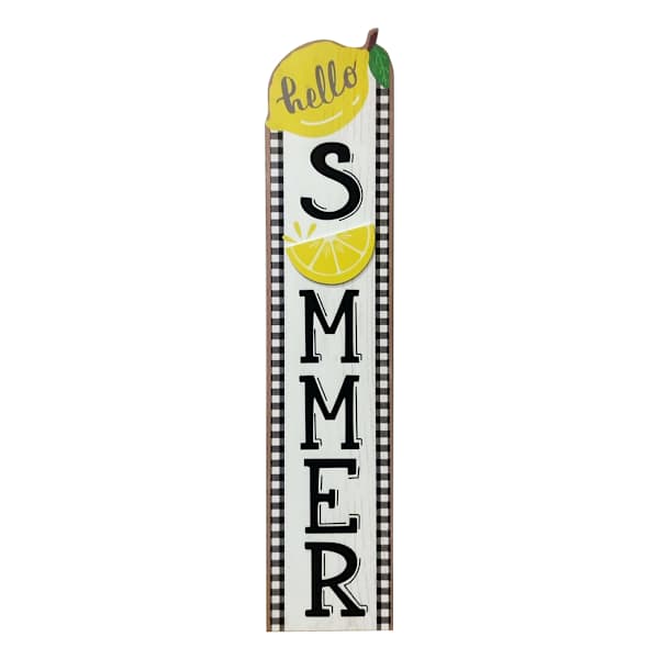 Lemon Summer Porch Leaner