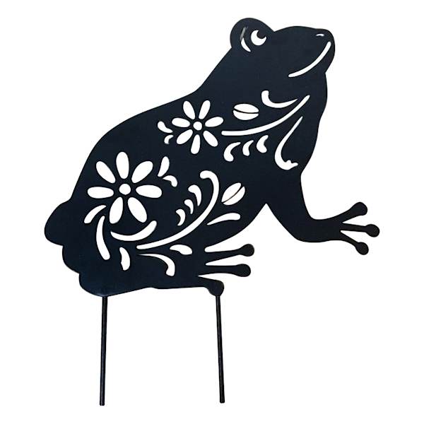 Silhouettes Yard Stake, Frog