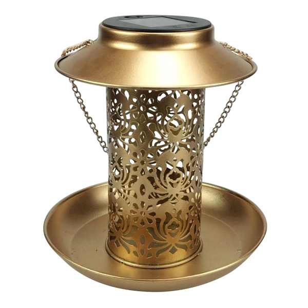 Bronze Solar Mesh Bird Feeder, 8"