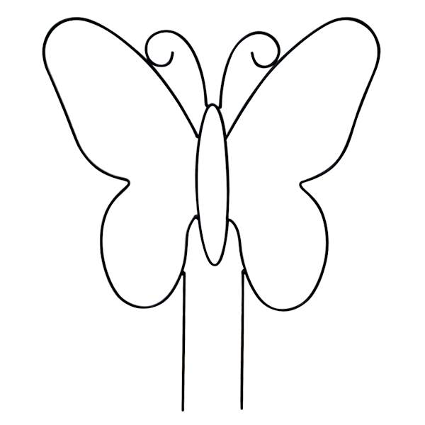 Silhouettes Garden Trellis, Butterfly
