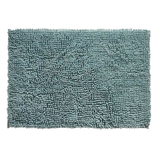 Essential Noodle Turquoise Bath Rug, 17x24