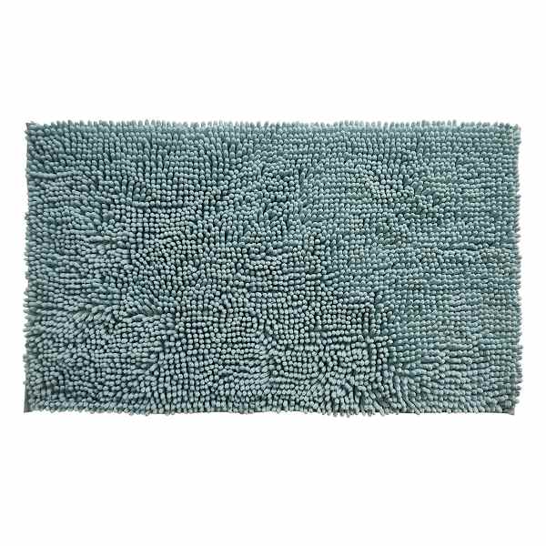 Essential Noodle Turquoise Bath Rug, 20x34