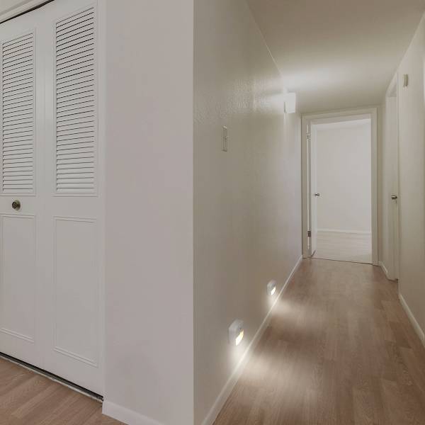 Merkury Innovations Stick On Night Light with Motion Sensor 2 Pack White