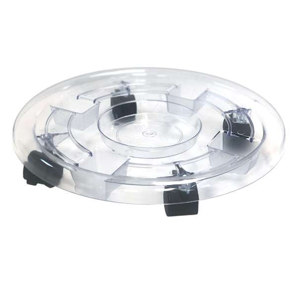 Clear Plastic Planter Caddy, 12"