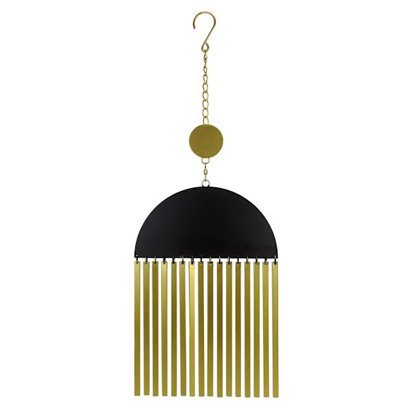 Crosby St. Metal Black & Gold Suncatcher, 19"