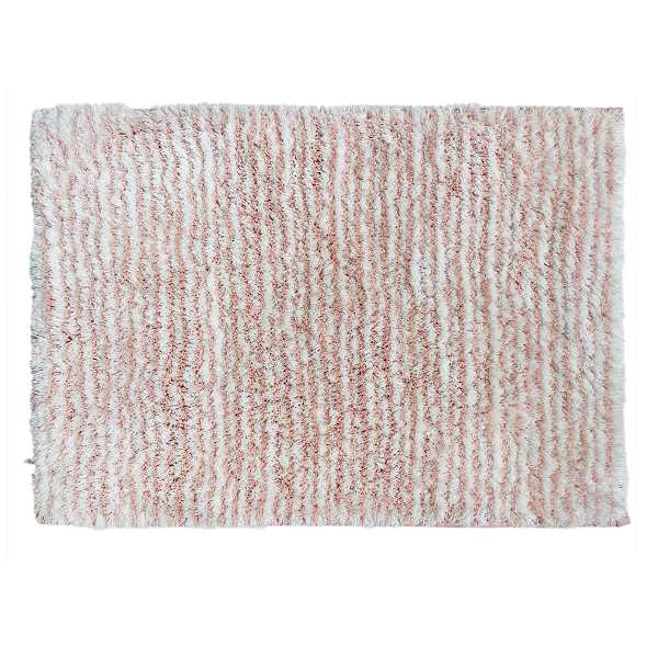 Essential Striped Terracotta Bath Rug, 17x24