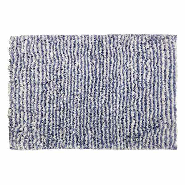 Essential Striped Purple Bath Rug, 17x24