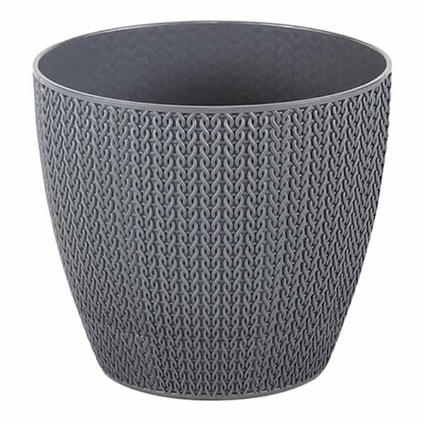 Grey Sumela Self Draining Outdoor Planter, Medium