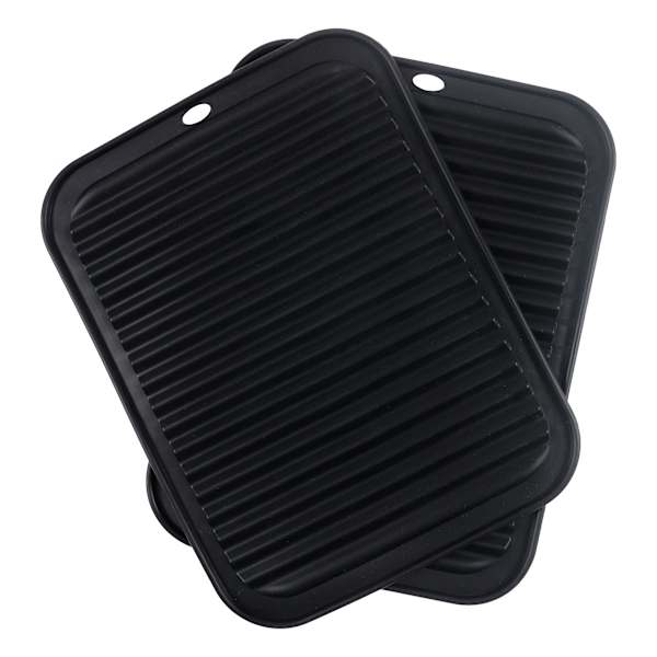 Set of 2 Gourmet Classics Blue Silicone Trivets