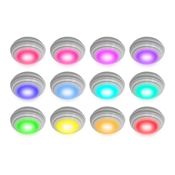 at Home InnoVibe LED Puck 7 Piece Lights Set