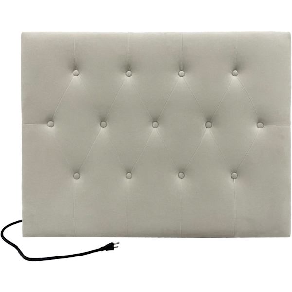 Paige Dorm Headboard, Cream