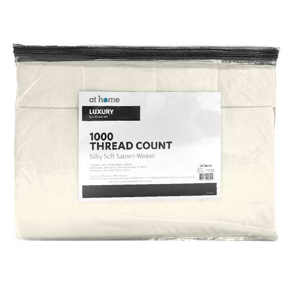 6-Piece Egret 1000 Thread Count Luxury Sheet Set, Queen