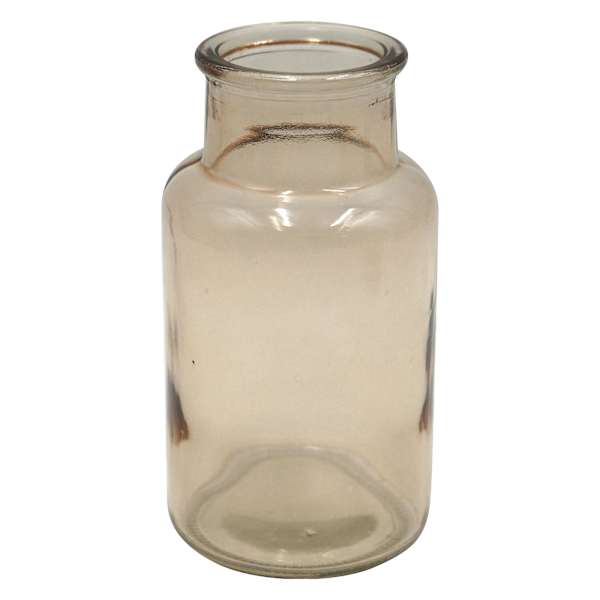 Brown Glass Bud Vase, 5"