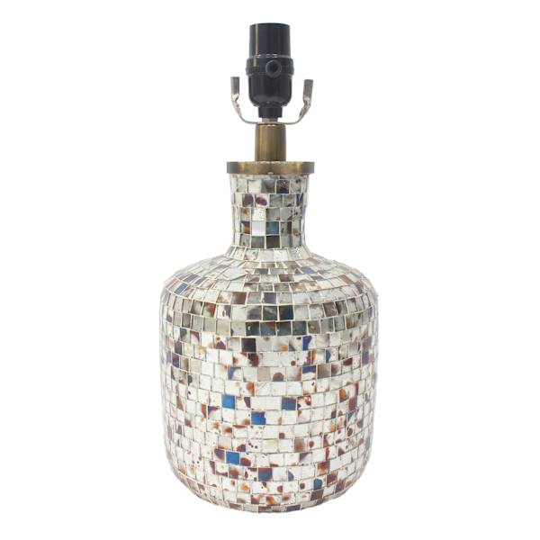 Tracey Boyd Oil Rubbed Mosaic Small Lamp Base, 14.7"